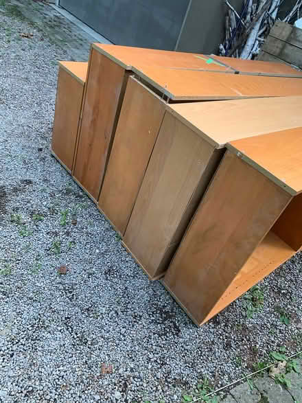 Photo of free Bank of IKEA beechwood shelving (York mills and leslie) #4