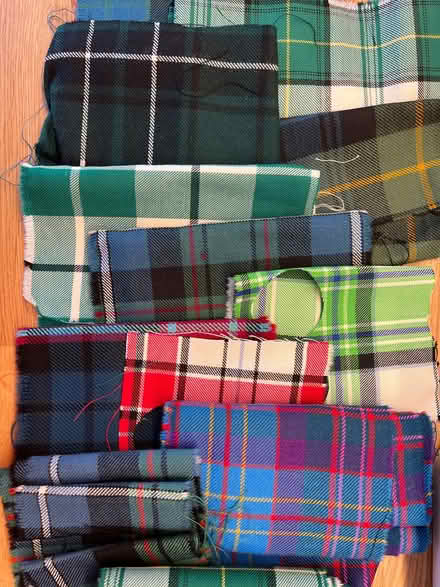 Photo of free Offcuts of tartan fabric (Harley Shute TN38) #3