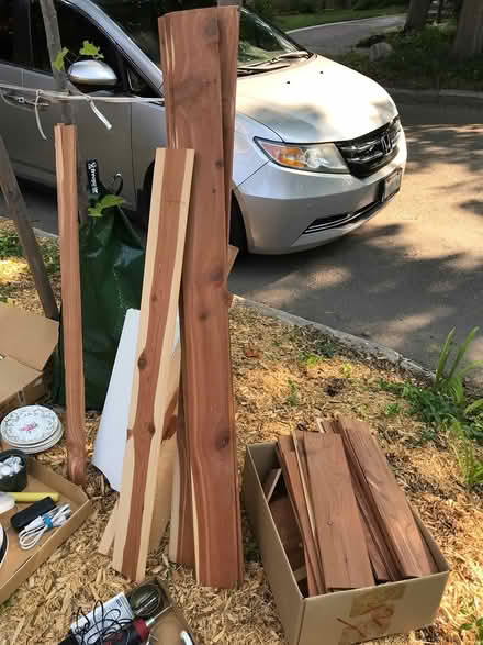 Photo of free Cedar wood, Tongue and groove (Guelph (downtown)) #1