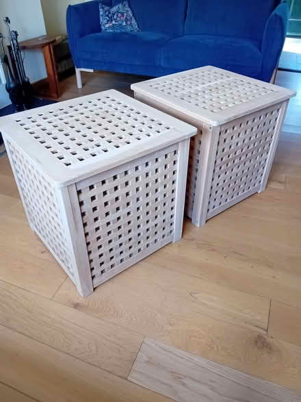 Photo of free IKEA 'Hol' Side Tables Pair (Belmont SL6) #1