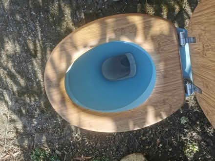 Photo of free Vintage blue toilet (DA7) #2