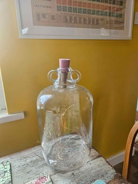 Photo of free Demi john with fairy lights (Morecambe, LA4) #1