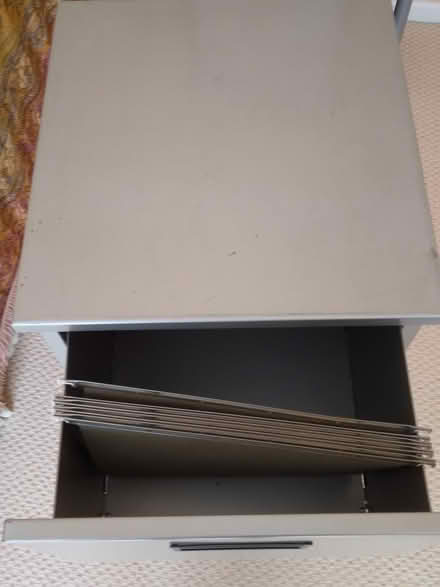 Photo of free 2 drawer metal filing cabinet (Bosham, Chichester) #2