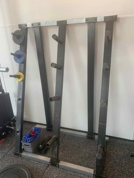 Photo of free Standing weight plate storage (Porter square) #2