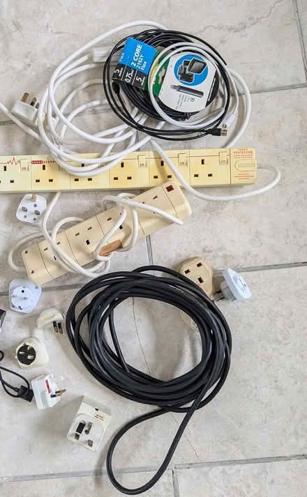 Photo of free Extension leads + plugs + adapters (S12 Gleadless Townend) #1