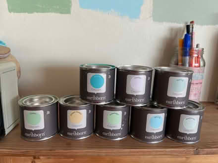 Photo of free Collection of tester pots of Earthborn clay paint (Harley Shute TN38) #2