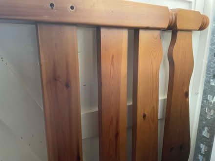 Photo of free Pine double bed frame (Earley RG6) #1