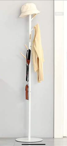 Photo of free White metal and wood coat rack (Glastonbury, BA6) #2