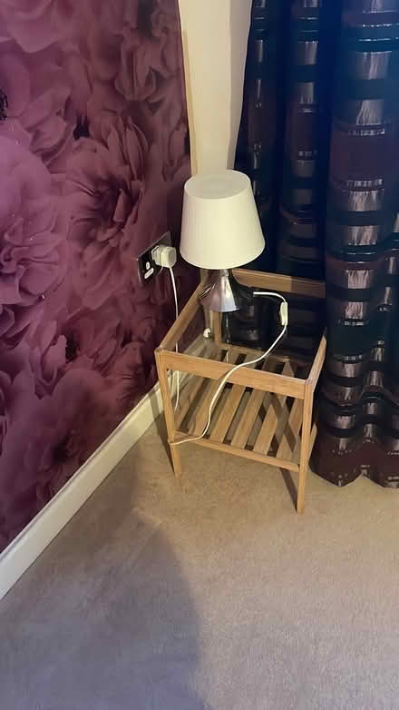 Photo of free Bedside table, drawers, and lamps (Little Ilford E12) #2