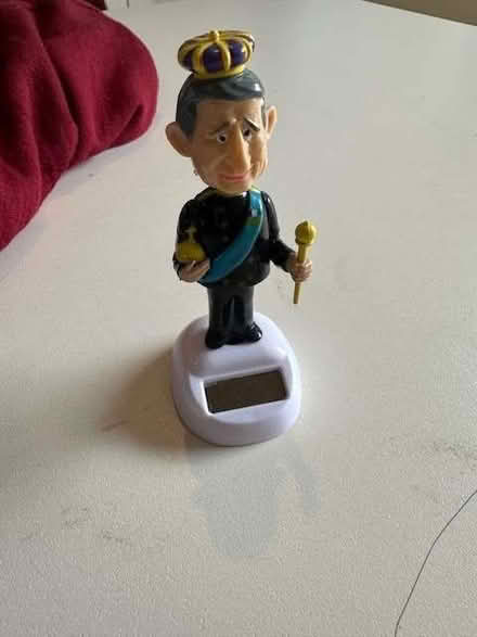 Photo of free Prince Charles bobbing solar powered toy (Grandpont OX1) #1