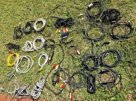 Photo of free Job Lot Cables Cat 5 / Audio / TV (Purley On Thames RG8) #1