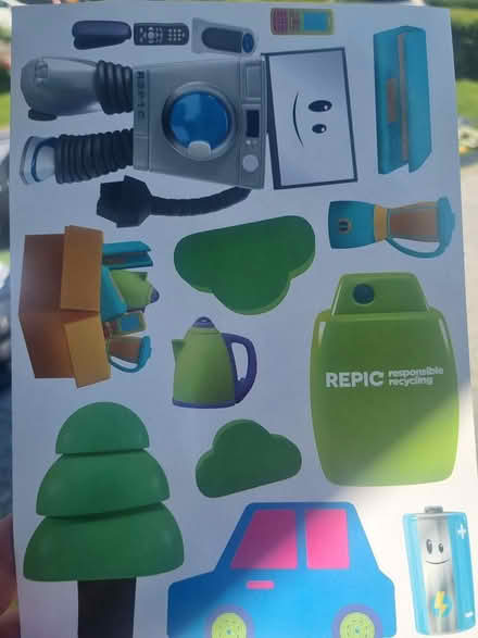 Photo of free Recycling stickers (GU27 Fernhurst) #1