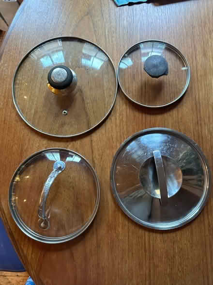 Photo of free Various pan lids (Streatham Hill) #1