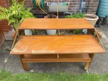 Photo of free 70’s pull out table/bar (Wimbledon SW20) #3