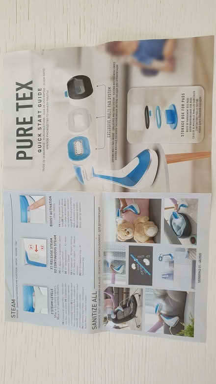 Photo of free Tefal Pure-Tex garment/upholstery steamer (Mimbridge GU24) #3