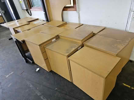 Photo of free Multiple/Batch used office desks and drewers (West Howe BH11) #1
