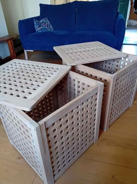 Photo of free IKEA 'Hol' Side Tables Pair (Belmont SL6) #2