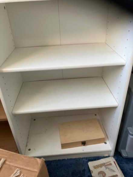 Photo of free 3ft white laminate shelves (Nash MK17) #1