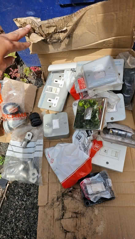 Photo of free Mix electrical components lights/plug socket (Heeley Bridge S8) #1