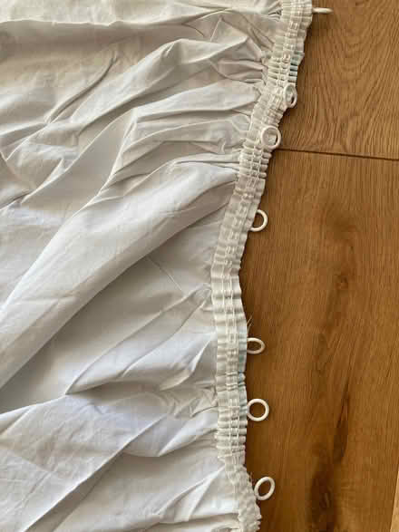 Photo of free White cotton curtain (Loughton IG10) #1