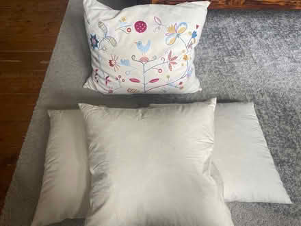 Photo of free Medium feather cushion inners (SE10 - Gnw mainline stn) #1