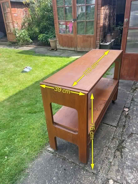 Photo of free 70’s pull out table/bar (Wimbledon SW20) #4