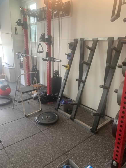 Photo of free Standing weight plate storage (Porter square) #1