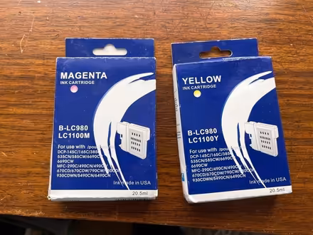 Photo of free Brother ink cartridges (Worle BS22) #1