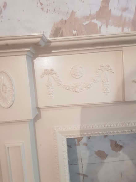 Photo of free Painted wooden fire surround (Noctorum CH43) #3