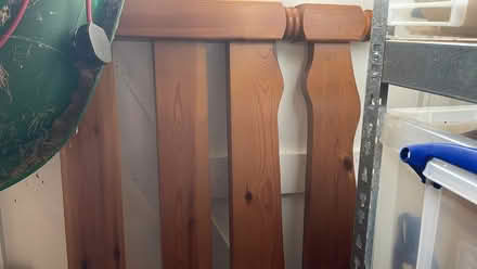 Photo of free Pine double bed frame (Earley RG6) #3