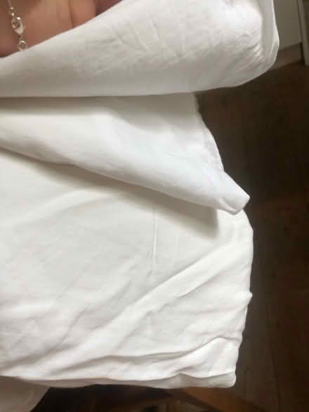 Photo of free White Cotton Double Duvet set (Chiswick Park Station) #1