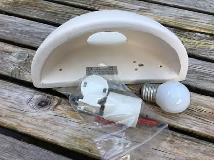 Photo of free Ceramic Wall Downlight (paintable) (Torquay) #3