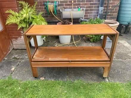 Photo of free 70’s pull out table/bar (Wimbledon SW20) #1