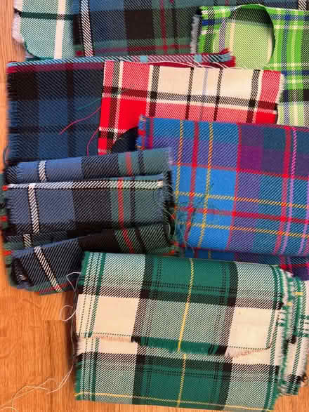 Photo of free Offcuts of tartan fabric (Harley Shute TN38) #2