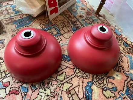 Photo of free 2 X Metal Pendant Lampshades (Muswell Hill, London N10) #1