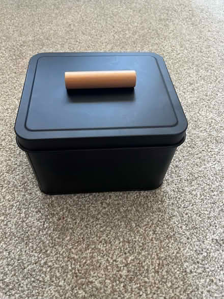 Photo of free Black tin box (Fulbourn) #1