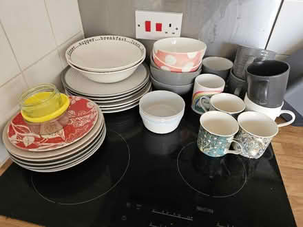 Photo of free Plates, bowls, mugs (KT12 Hersham) #1