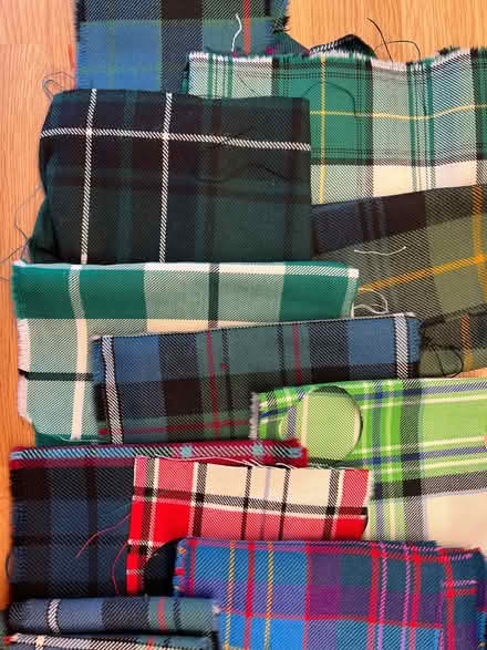 Photo of free Offcuts of tartan fabric (Harley Shute TN38) #1
