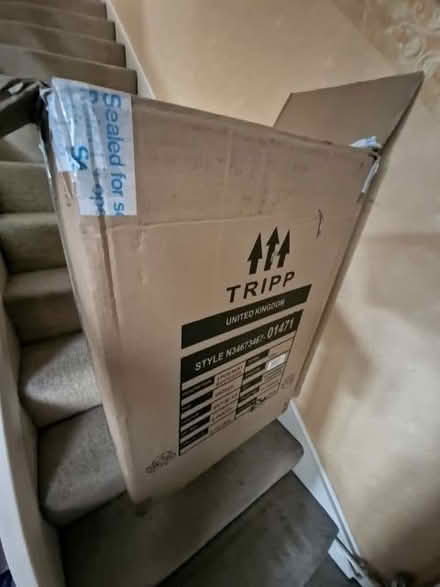 Photo of free Large strong cardboard box (Burwell OX28) #1
