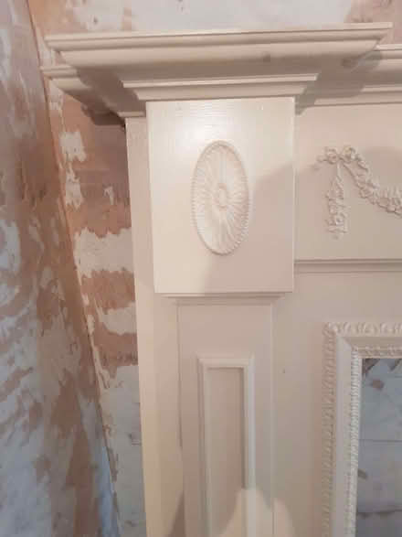 Photo of free Painted wooden fire surround (Noctorum CH43) #2