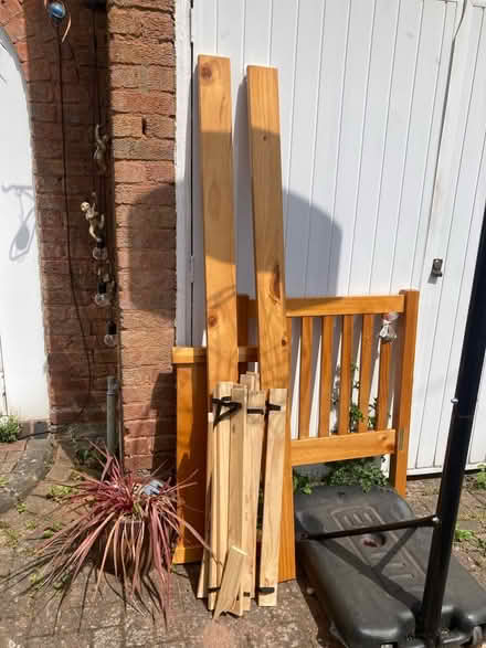 Photo of free Small single wooden bed frame (Solihull B91) #1