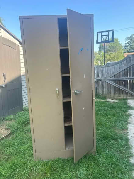 Photo of free Tall Metal Cabinet (Arnold, MD) #1