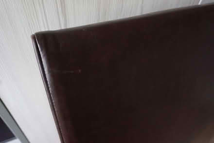 Photo of free Brown Faux Leather Double Bed Headboard (Boughton Vale CV23) #2