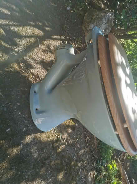 Photo of free Vintage blue toilet (DA7) #3