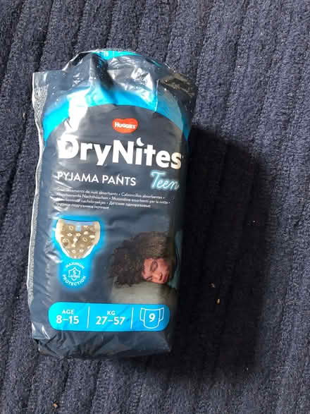 Photo of free huggies boys age 8-15 overnight pj pants (Woodseats S8) #1