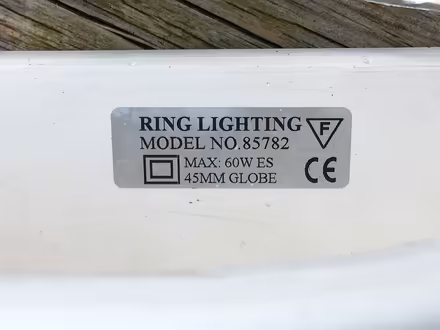 Photo of free Ceramic Wall Downlight (paintable) (Torquay) #4