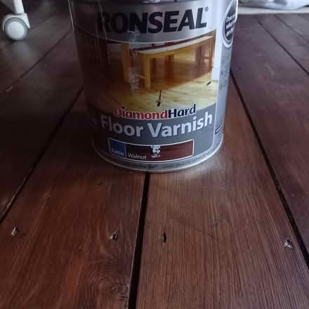 Photo of free Ronseal satin walnut floor varnish (Streatham SW16) #1