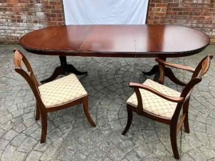 Photo of free Mahogany dining set (St Neots, PE19) #1