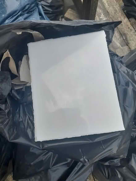 Photo of free Assorted white bathroom tiles, good for a small project (Saville Park HX1) #1