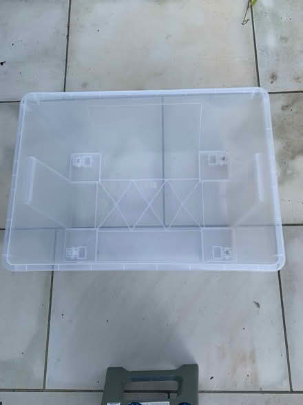 Photo of free Large Plastic Storage box with lid (Mitcham's Corner CB4) #3